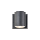 Matteo Lighting S10201MB Tubular LED Outdoor Wall Sconce in Matte Black