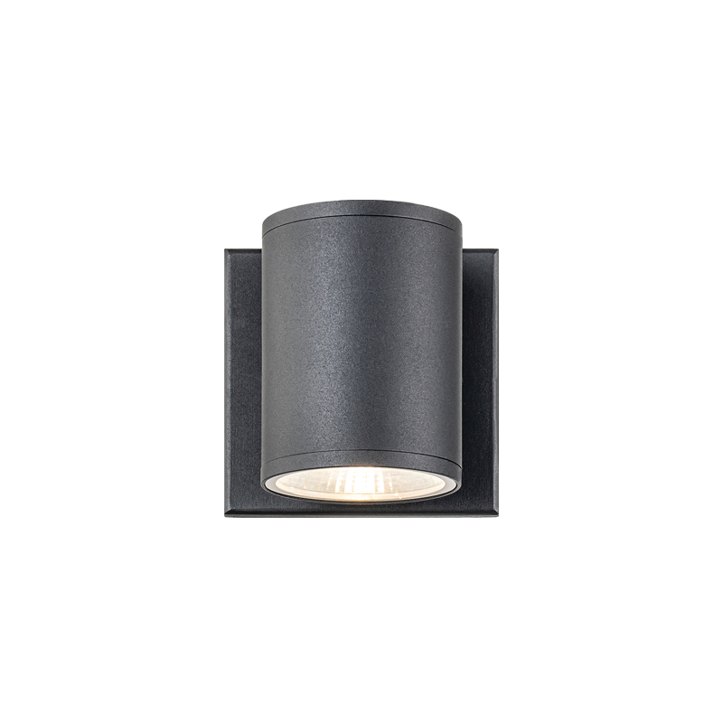 Matteo Lighting S10201MB Tubular LED Outdoor Wall Sconce in Matte Black