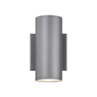 Matteo Lighting S10212GY Tubular LED Outdoor Wall Sconce in Grey