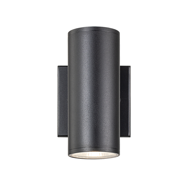 Matteo Lighting S10212MB Tubular LED Outdoor Wall Sconce in Matte Black