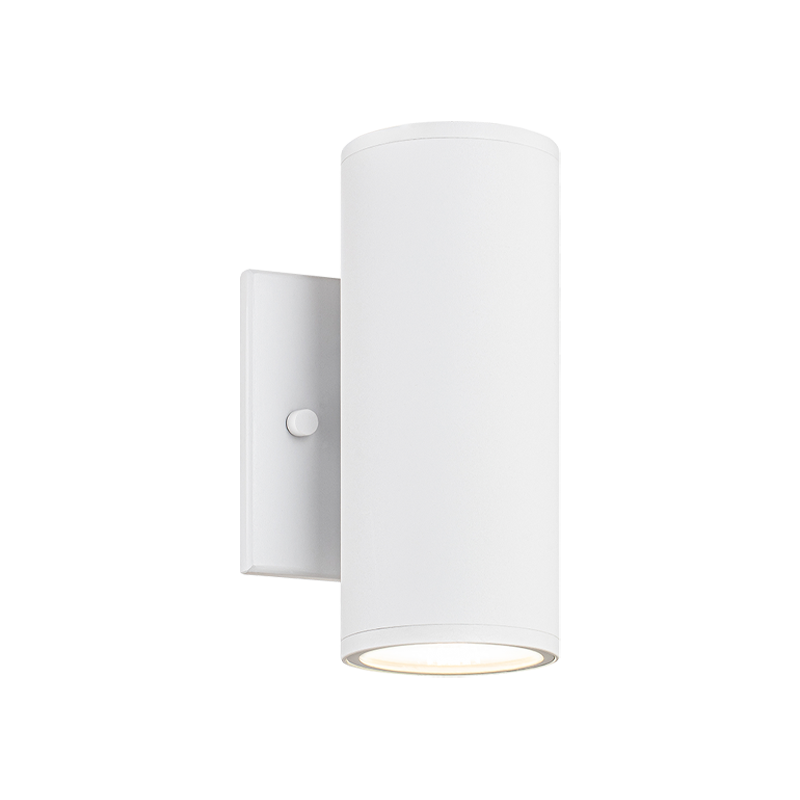 Matteo Lighting S10212MW Tubular LED Outdoor Wall Sconce in Matte White