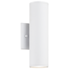 Matteo Lighting S10222MW Tubular LED Outdoor Wall Sconce in Matte White