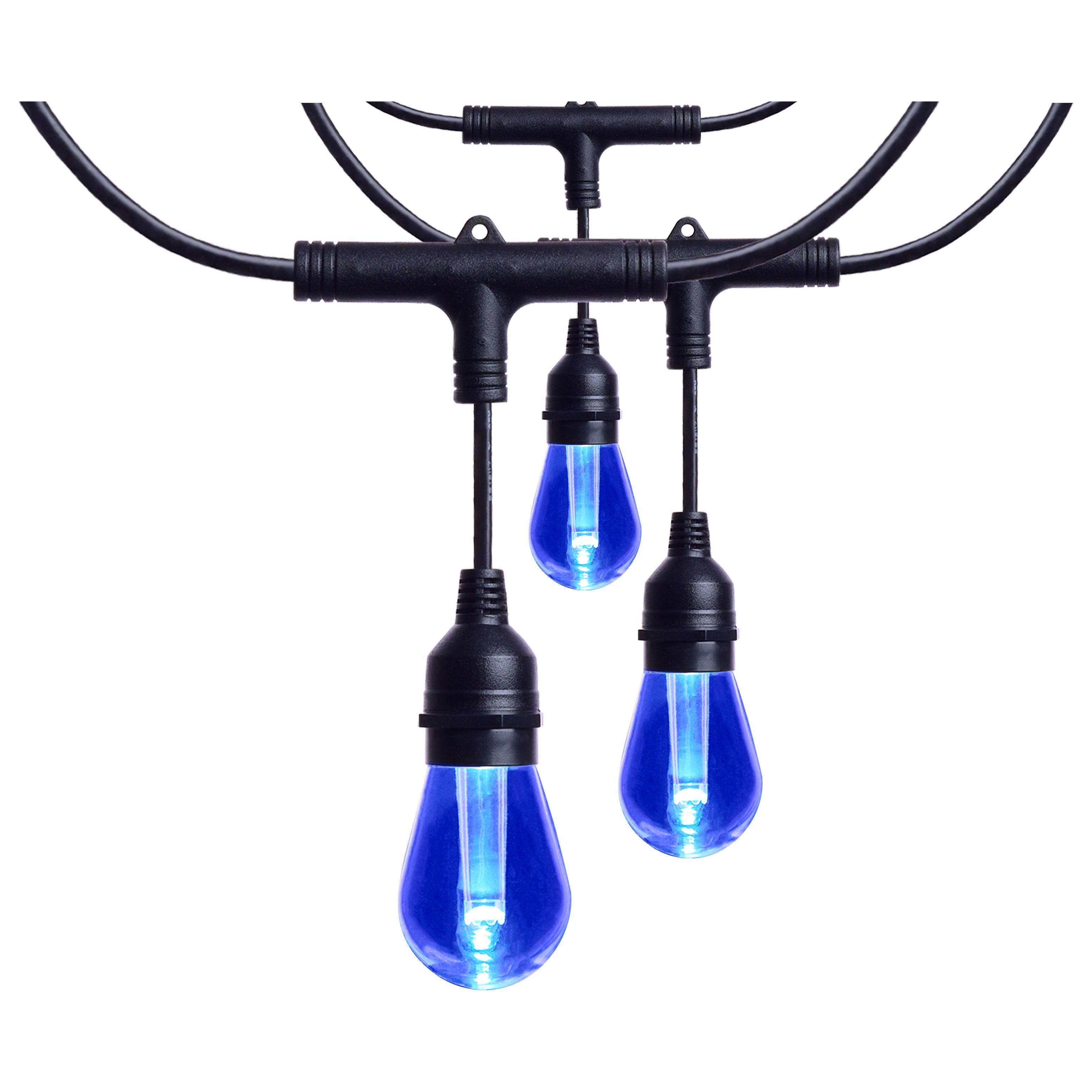 Guirlande lumineuse LED intelligente Starfish de Satco Products S11191 (14,6 m - 15 lumières) - Intérieur/Extérieur