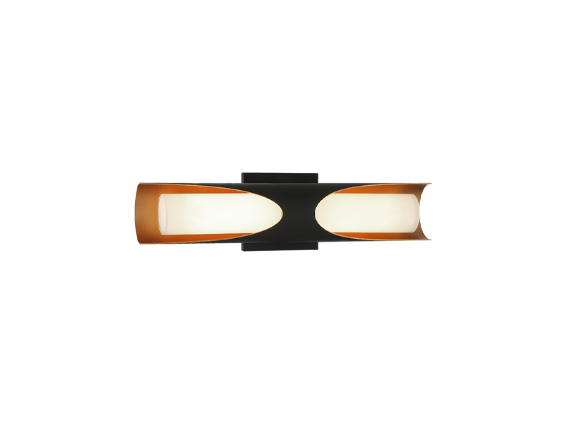 Matteo Lighting S12318MB Pedro LED Vanity in Matte Black
