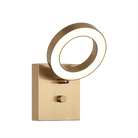 Matteo Lighting S12801AG Realm LED Wall Sconce in Aged Gold Brass