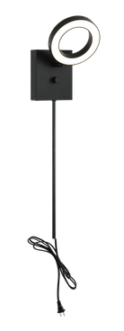 Matteo Lighting S12801BK Realm LED Wall Sconce in Black