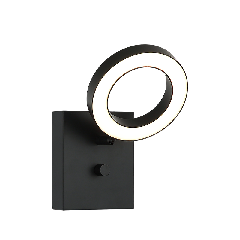 Matteo Lighting S12801BK Realm LED Wall Sconce in Black