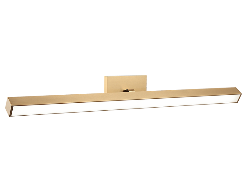 Applique murale LED parallèle Matteo Lighting S12933AG en laiton doré vieilli