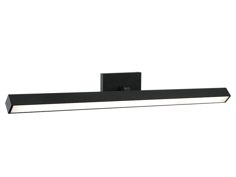 Applique murale LED parallèle Matteo Lighting S12933MB, noir mat