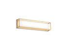 Matteo Lighting S13418AG Thornstone LED Vanity in Aged Gold Brass