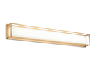 Matteo Lighting S13430AG Thornstone LED Vanity in Aged Gold Brass