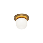 Éclairage LED Matteo S14501AG Pizzazz Murale en laiton doré vieilli