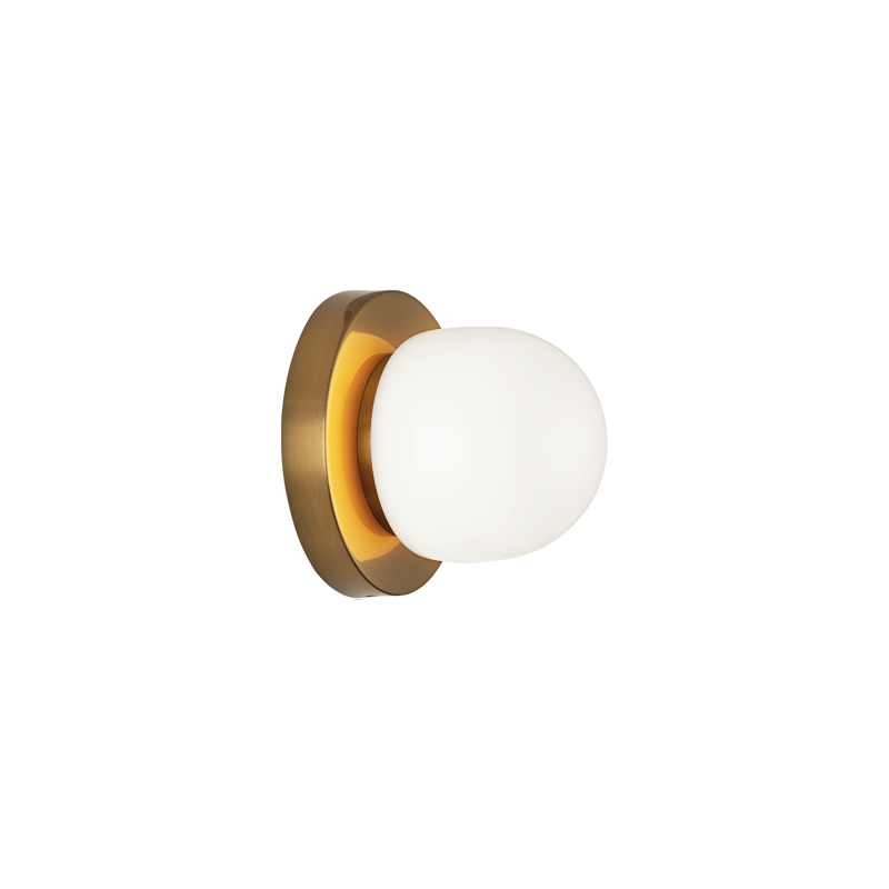 Éclairage LED Matteo S14501AG Pizzazz Murale en laiton doré vieilli