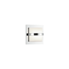 Matteo Lighting S15807CH Brampton Square LED Wall Sconce in Chrome