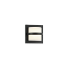 Matteo Lighting S15807MB Brampton Square LED Wall Sconce in Matte Black