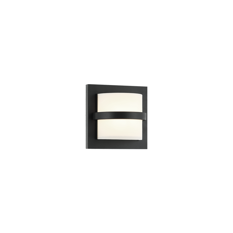 Matteo Lighting S15807MB Brampton Square LED Wall Sconce in Matte Black
