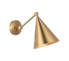 Matteo Lighting S16511AG Pearson Wall Sconce in Aged Gold Brass