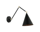 Matteo Lighting S16521MB Pearson Wall Sconce in Matte Black