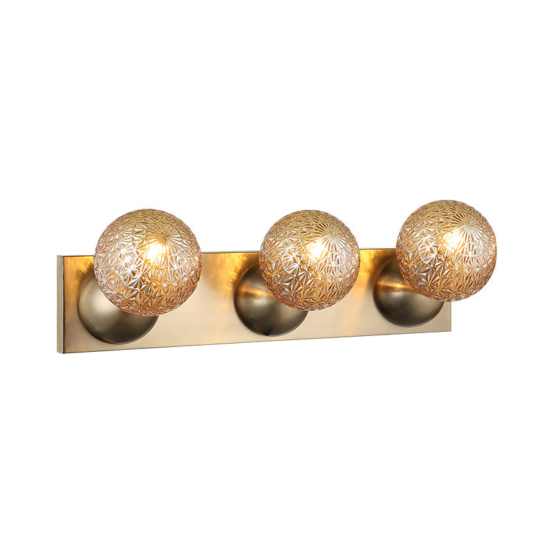 Matteo Canada - S18403CG - Three Light Wall Sconce - Nola - Champagne Gold