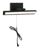 Applique murale LED Matteo Lighting S19312MB Harper, noir mat