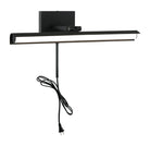 Applique murale LED Matteo Lighting S19318MB Harper, noir mat