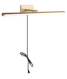 Matteo Lighting S19324CG Harper LED pour coiffeuse, couleur or champagne