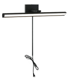 Applique murale LED Matteo Lighting S19324MB Harper, noir mat