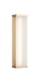 Matteo Lighting S19718CG Stratum LED Applique murale couleur or champagne