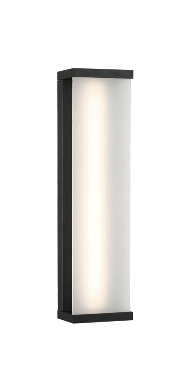 Éclairage Matteo Lighting S19718MB Stratum LED pour coiffeuse, noir mat
