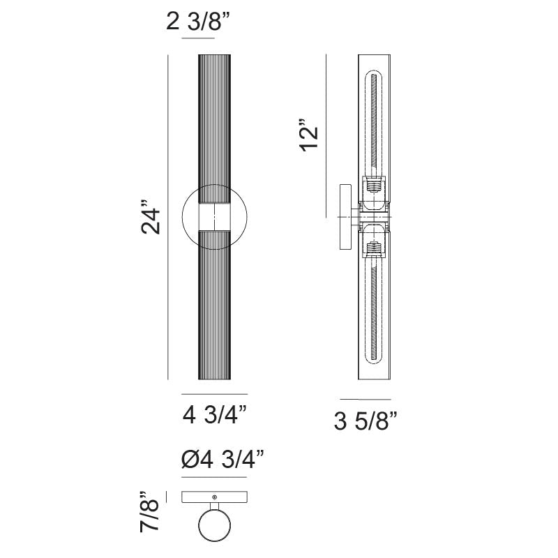 Matteo Lighting S19822BN Madison LED Vanity in Brushed Nickel