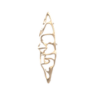 Sèche-serviettes grand format P&Bhusri S1-L-BBZ-SC « Bateau de sauge » en bronze brossé PVD