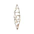 Sèche-serviettes grand format P&Bhusri S1-L-PBZ-SC « Bateau de sauge » en bronze poli PVD