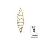 P&Bhusri S1-M-BLG-N-DO Boat of Sage Medium Towel Warmer in PVD Brushed Luxury Gold
