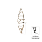 P&Bhusri S1-M-PBZ-N-DO Boat of Sage Medium Towel Warmer in PVD Polished Bronze