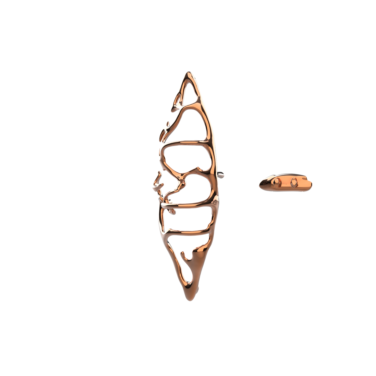 P&Bhusri S1-M-RGD-XA Boat of Sage Medium Towel Warmer in PVD Polished Rose Gold