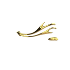 P&Bhusri S2-M-24K-XA Golden Antlers Towel Warmer in PVD 24K Gold