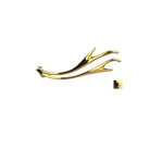 P&Bhusri S2-M-24K-XM Golden Antlers Towel Warmer in PVD 24K Gold
