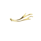 P&Bhusri S2-M-BBR-SC Golden Antlers Towel Warmer in PVD Brushed Brass
