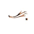 P&Bhusri S2-M-RGD-XM Golden Antlers Towel Warmer in PVD Polished Rose Gold