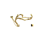P&Bhusri S3-M-24K-XM The Fountain of Youth Towel Warmer in PVD 24K Gold