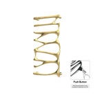 P&Bhusri S5-M-BBR-N Provence Towel Warmer in PVD Brushed Brass