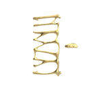 P&Bhusri S5-M-BBR-XA Provence Towel Warmer in PVD Brushed Brass