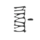 P&Bhusri S5-M-MBL-XA Provence Towel Warmer in Mist Black