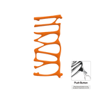 P&Bhusri S5-M-SOR-N Provence Towel Warmer in Sienna Orange