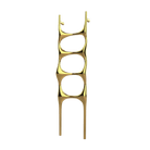P&Bhusri S6-M-24K-SC Crete Palace Towel Warmer in PVD 24K Gold