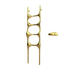P&Bhusri S6-M-24K-XA Crete Palace Towel Warmer in PVD 24K Gold