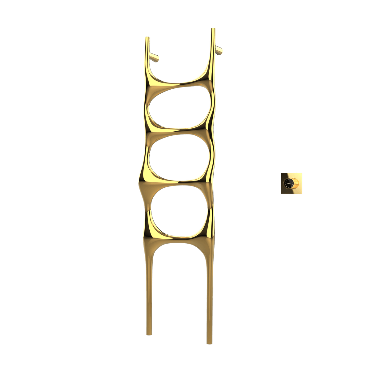 Sèche-serviettes P&Bhusri S6-M-24K-XM Crete Palace en or PVD 24 carats
