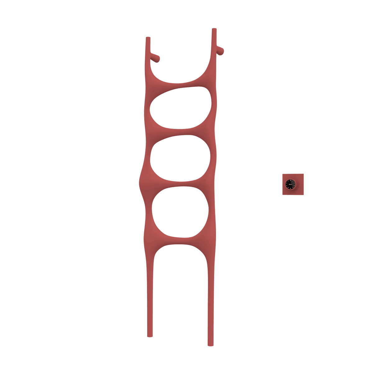 Sèche-serviettes P&Bhusri S6-M-ARD-XM Crete Palace, couleur rouge ambré