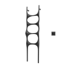 P&Bhusri S6-M-BBN-XM Crete Palace Towel Warmer in PVD Brushed Black Nickel
