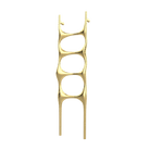P&Bhusri S6-M-BBR-SC Crete Palace Towel Warmer in PVD Brushed Brass